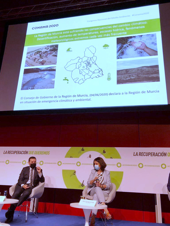 El director general de Territorio y Arquitectura, Jaime Pérez Zulueta, durante su intervención en el Congreso Nacional de Medio Ambiente celebrado esta semana en Madrid (2)