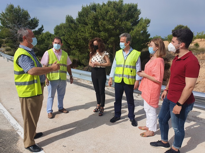 Fomento refuerza la protección de la carretera de la pedanía jumillana de La Celia dañada por la dana gracias a una inversión de más de 162.000 euros