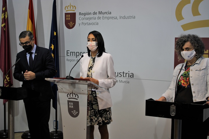 La consejera Valle Miguélez presentó, junto al rector de la Universidad Politécnica de Cartagena, el proyecto  'Encuentro'