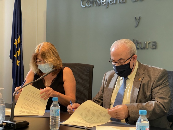 Firma del Convenio 2021 entre la Consejería de Educación y la Universidad Católica San Antonio de Murcia