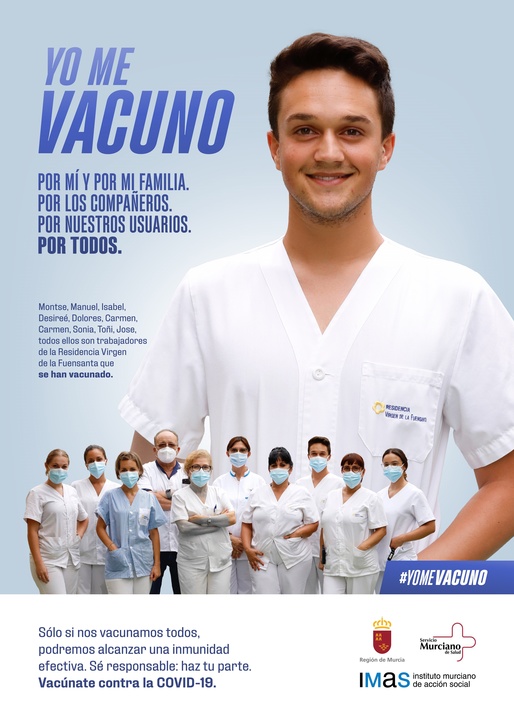 Campaña 'Yo me vacuno. Por mí y mi familia, por los compañeros, por nuestros usuarios y por todos' 2