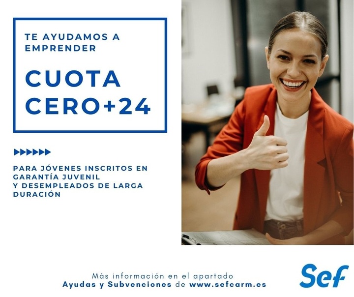 Imágenes de la campaña Cuota Cero del Servicio Regional de Empleo y Formación 2