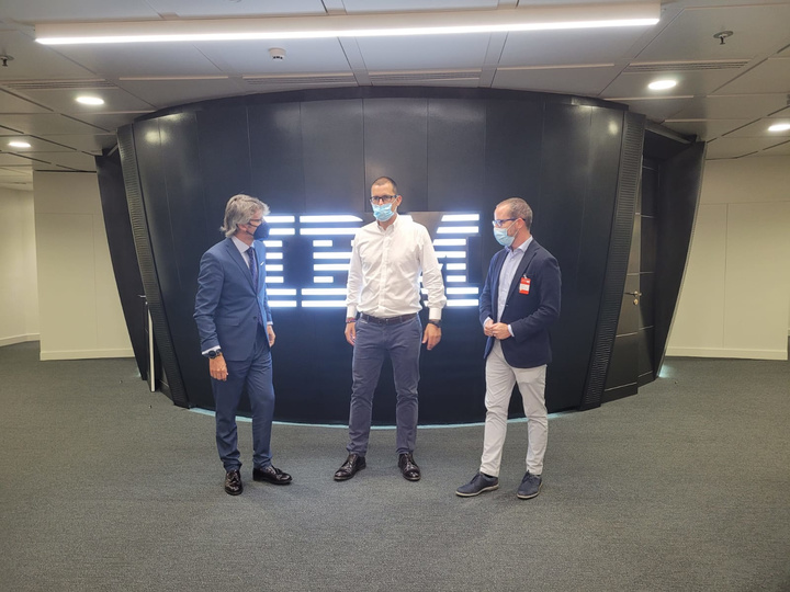 Reunión con el director general de IBM para España, Grecia, Portugal e Israel