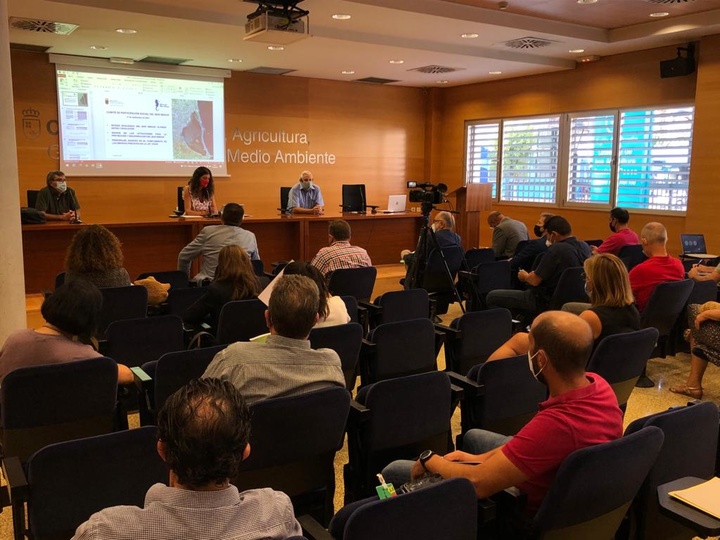 Un momento de la reunión del Comité de Participación Social del Mar Menor