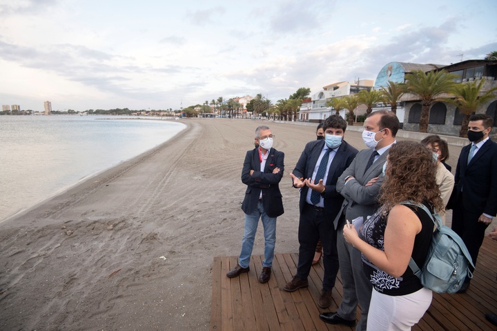 Fernando López Miras se reúne con el comisario europeo de Medio Ambiente, Océanos y Pesca, Virginijus Sinkevicius (4)