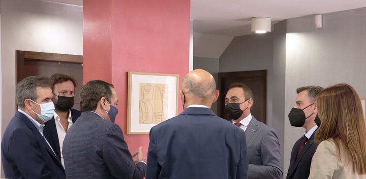 Reunión del consejero de Transparencia con el presidente de Confederación Regional de Organizaciones Empresariales de Murcia