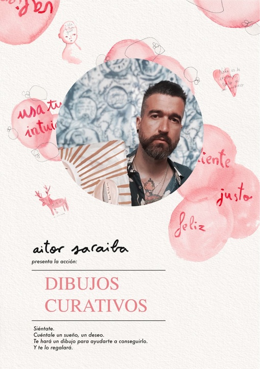 La Biblioteca Regional presenta los 'Dibujos curativos' de Aitor Saraiba