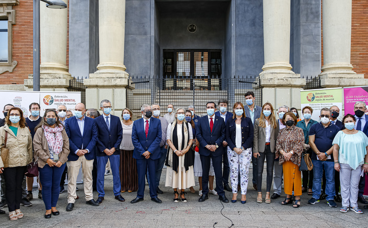 Los consejeros Isabel Franco y Juan José Pedreño participan en el acto conmemorativo por el Día de la Salud Mental