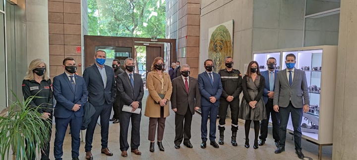 Acto de reconocimiento al colectivo de Protección Civil por sus 40 años de entrega y dedicación a la sociedad murciana