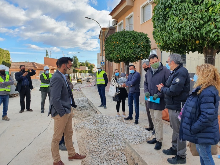 La Comunidad renueva un tramo de la red de saneamiento en Las Torres de Cotillas con una inversión de 48.400 euros