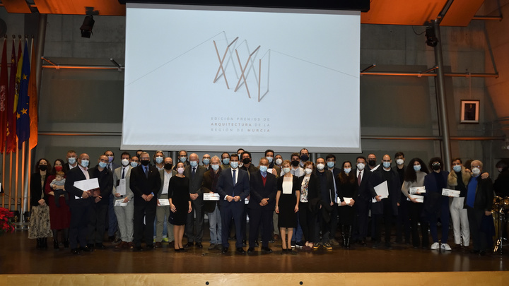 Gala de entrega de la XXI edición de los Premios de Arquitectura de la Región de Murcia
