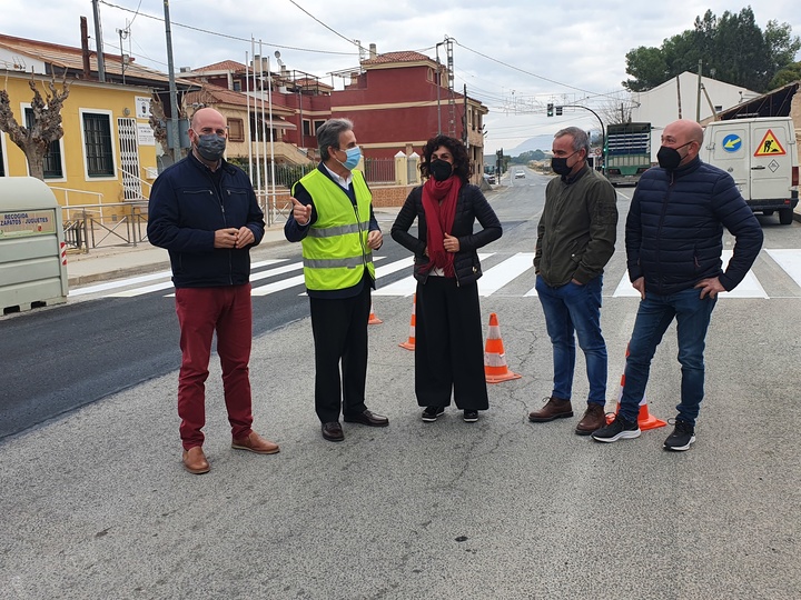 La Comunidad mejora la carretera que une las pedanías de Zeneta y El Mojón
