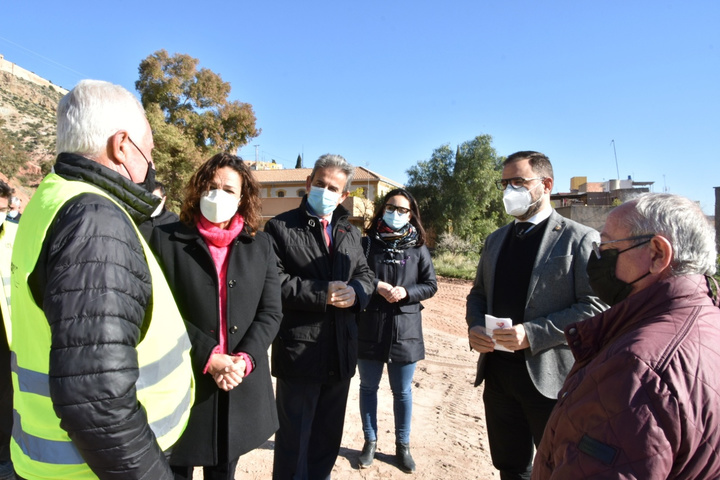Inicio de las obras del vial de evacuación de los Barrios Altos de Lorca