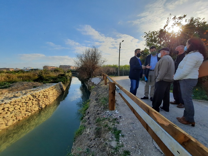 La Comunidad repara un tramo de la acequia Mayor de Barreras en el municipio de Alcantarilla con una inversión de 45.000 euros