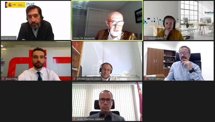 El director general de Informática y Transformación Digital, Javier Martínez, expuso los avances en el proyecto Euclides durante una mesa redonda sobre el futuro del empleo público