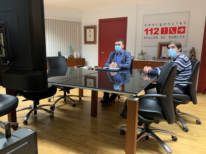 Reunión del director general de Seguridad Ciudadana y Emergencias para acordar las prácticas de tiro de las policías locales
