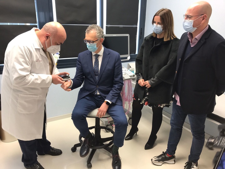 Demostración del programa de Teledermatología en el centro de salud Murcia-Sur