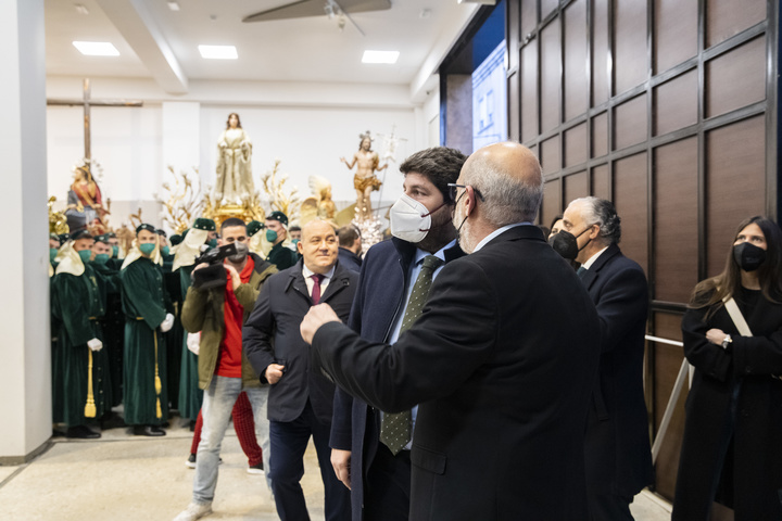 López Miras asiste al Auto de Prendimiento de la Semana Santa de Cieza