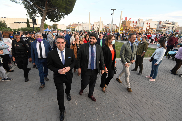 López Miras inaugura el Parque del Acueducto en Alcantarilla (2)