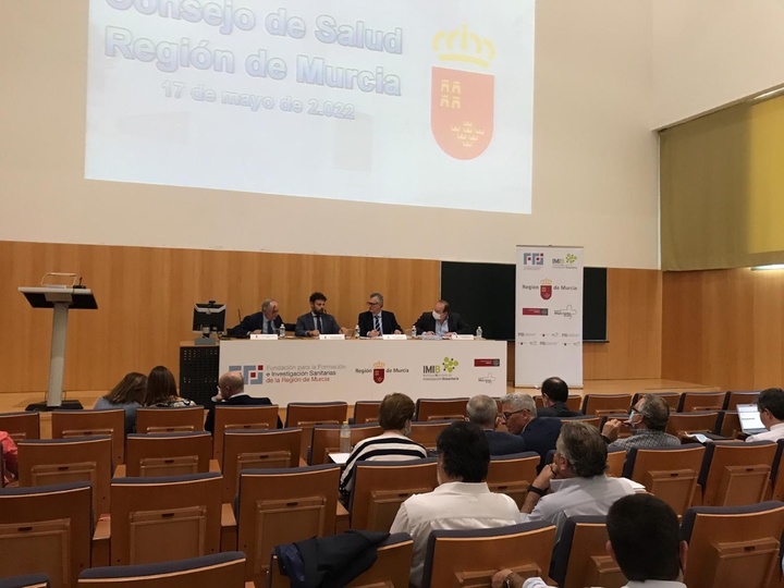 Reunión del Consejo de Salud de la Región de Murcia
