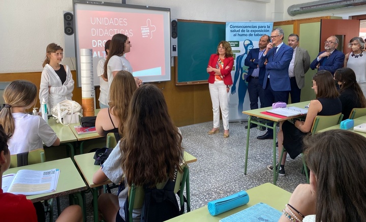 Visita al Instituto de Enseñanza Secundaria Alfonso X El Sabio de Murcia