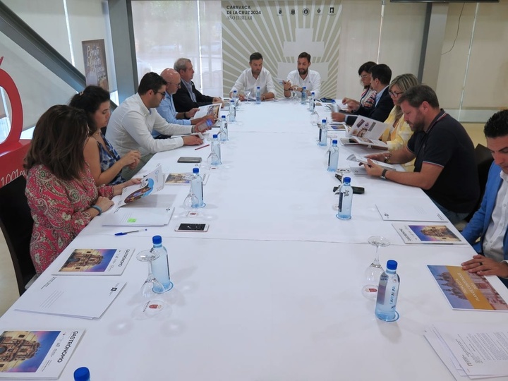 Reunión celebrada hoy del patronato de la Fundación Camino de la Cruz de Caravaca.