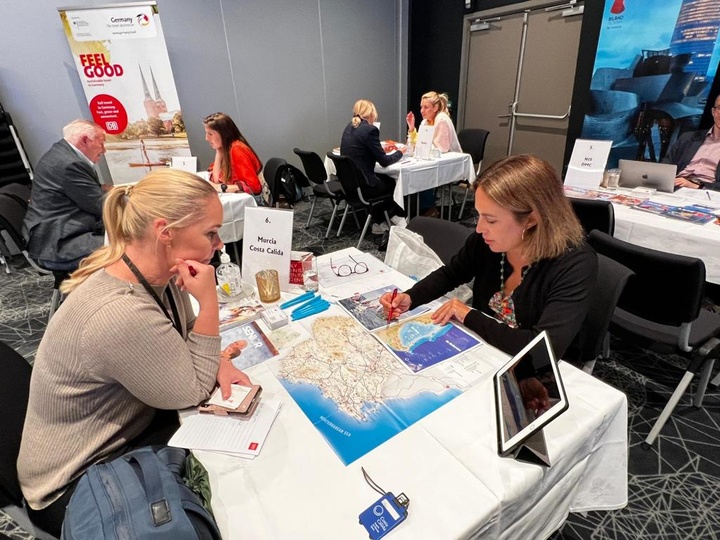 Imagen del evento realizado ayer en Trondheim en el que participó la Región de Murcia