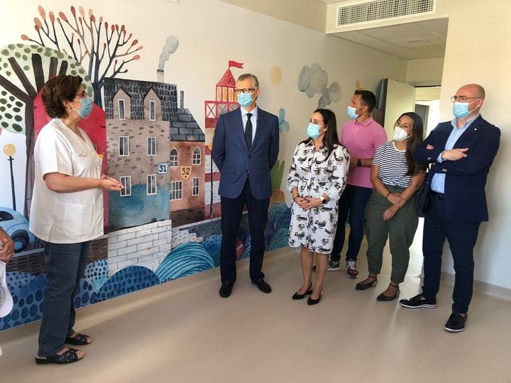 Visita a las obras de la tercera planta del hospital Virgen del Castillo de Yecla