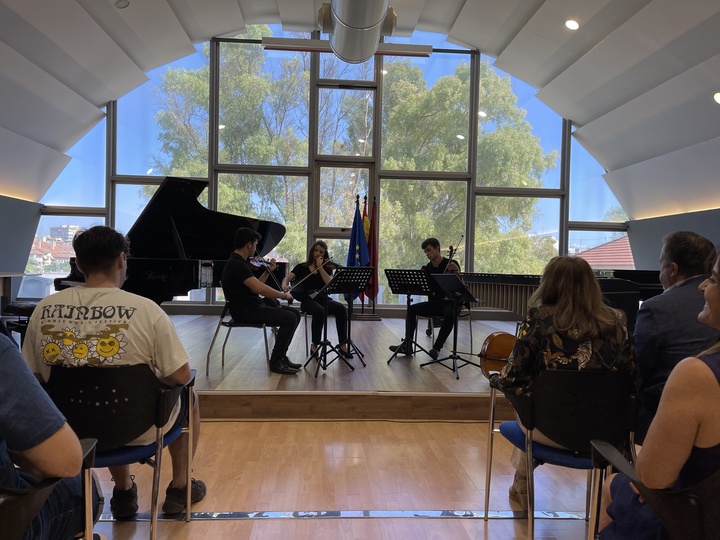 Un momento del acto celebrado con motivo del inicio de curso en el Conservatorio Superior de Música de Murcia