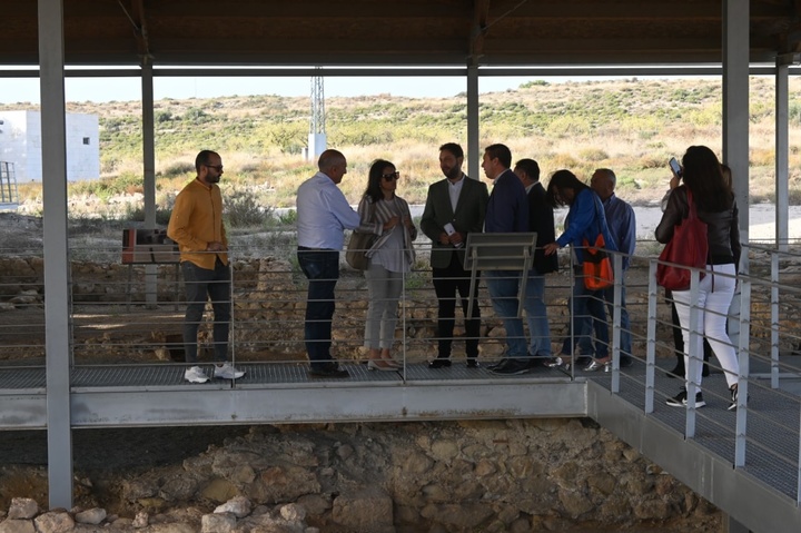 Visita efectuada esta semana al yacimiento arqueológico de Los Villaricos de Mula, uno de los 40 proyectos recogidos en el Plan de Sostenibilidad...
