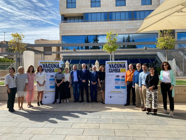 Presentación de la campaña de vacunación de gripe a menores de cuatro años.