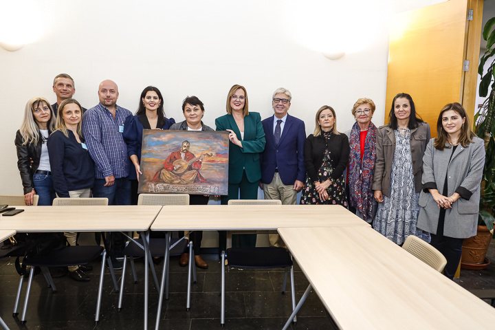 Isabel Franco se reunió con miembros de la Asociación de Ucranianos de la Región de Murcia