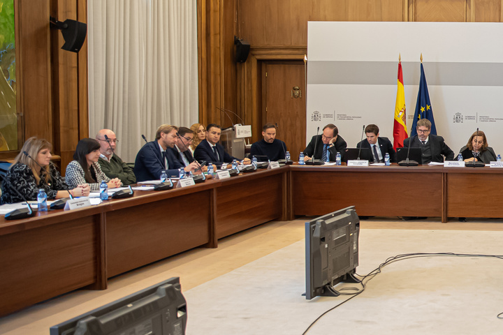 La directora general de Movilidad y Litoral, Marina Munuera, en la reunión de la Comisión de Directores Generales de Transporte del Estado y de las Comunidades Autónomas convocada por el Ministerio para abordar la ejecución de los fondos europeos Next Movilidad (1)