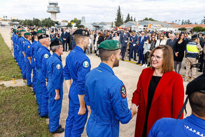 La vicepresidenta Isabel Franco asiste a los actos por la celebración de la patrona del Ejército del Aire (1)