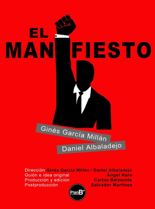 Cartel del cortometraje 'El Manifiesto', que se estrena mañana en la Filmoteca Regional.