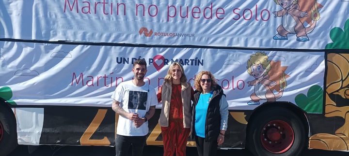 El Gobierno regional se suma al evento solidario 'Un día por Martín' con la presencia de la consejera Ruiz Caballero