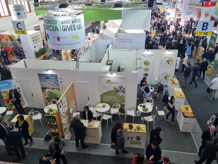 Stand de la Región de Murcia en la Fruit Logistica de Berlín.