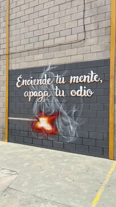 Frase ganadora de la edición pasada realizada por el colegio San Lorenzo.