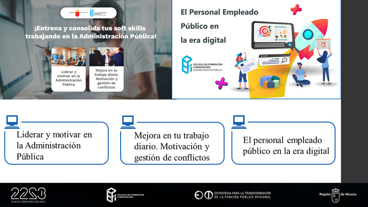 Imagen de las nuevas acciones formativas para empleados públicos