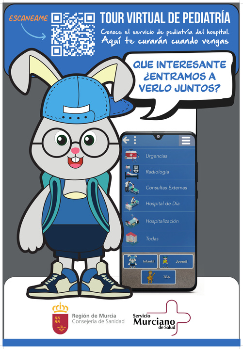 La aplicación ofrece información de forma interactiva con un lenguaje ameno y sencillo sobre el funcionamiento de cada zona del hospital.