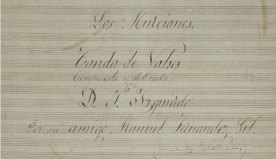 Partitura de Fernández Caballero