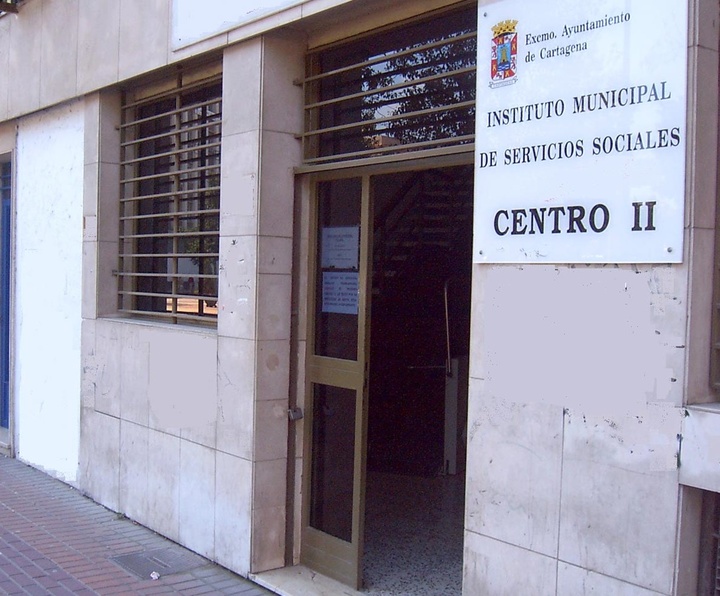 Oficina de Servicios Sociales del Ayuntamiento en la ciudad de Cartagena