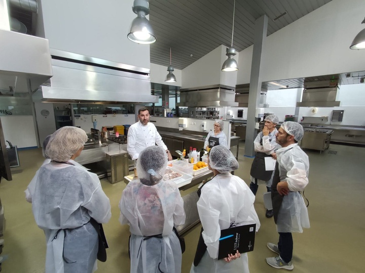 El chef David López impartió un taller en el Centro de Cualificación Turística el pasado jueves