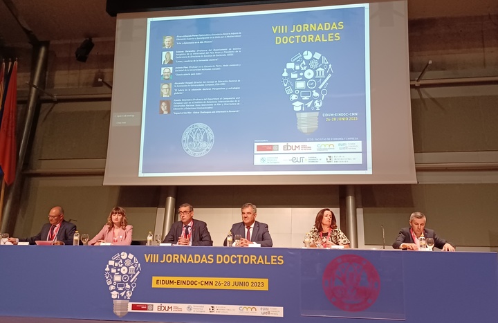 uan María Vázquez inaugura las VIII Jornadas Doctorales EIDUM-EINDOC-Campus Mare Nostrum