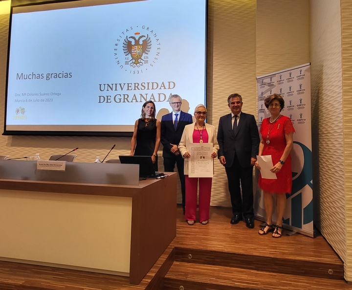 Clausura del curso de la Academia de Farmacia Santa María de España y del Colegio de Farmacéuticos de la Región de Murcia