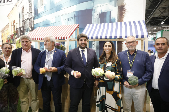 López Miras, durante su asistencia a la feria Fruit Attraction