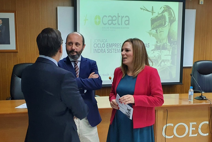 Un momento de las jornadas sobre los retos del sector de la seguridad y la defensa organizadas en el marco del proyecto Caetra