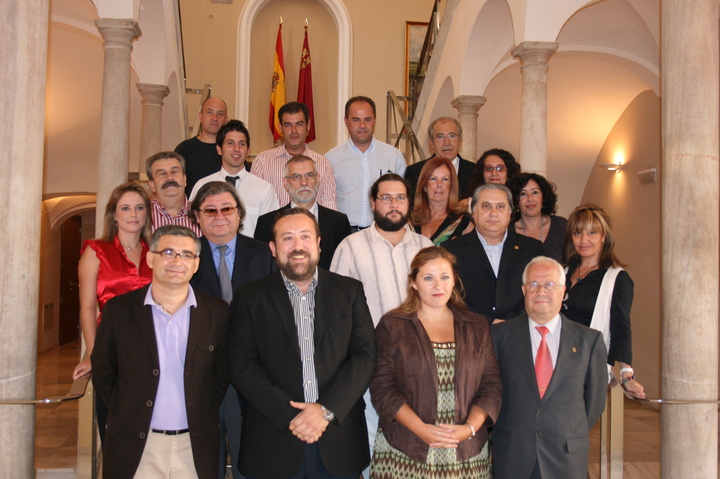 De Heras recibe a las asociaciones de la prensa del sureste
