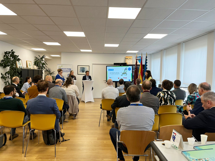 Un momento de la reunión celebrada en el marco de la Semana Europea de Regiones y Ciudades.