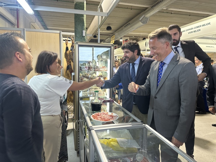 El presidente de la Comunidad, Fernando López Miras, en la inauguración en Lorca de la 56ª Feria Ganadera, Industrial y Agroalimentaria Sepor (I)